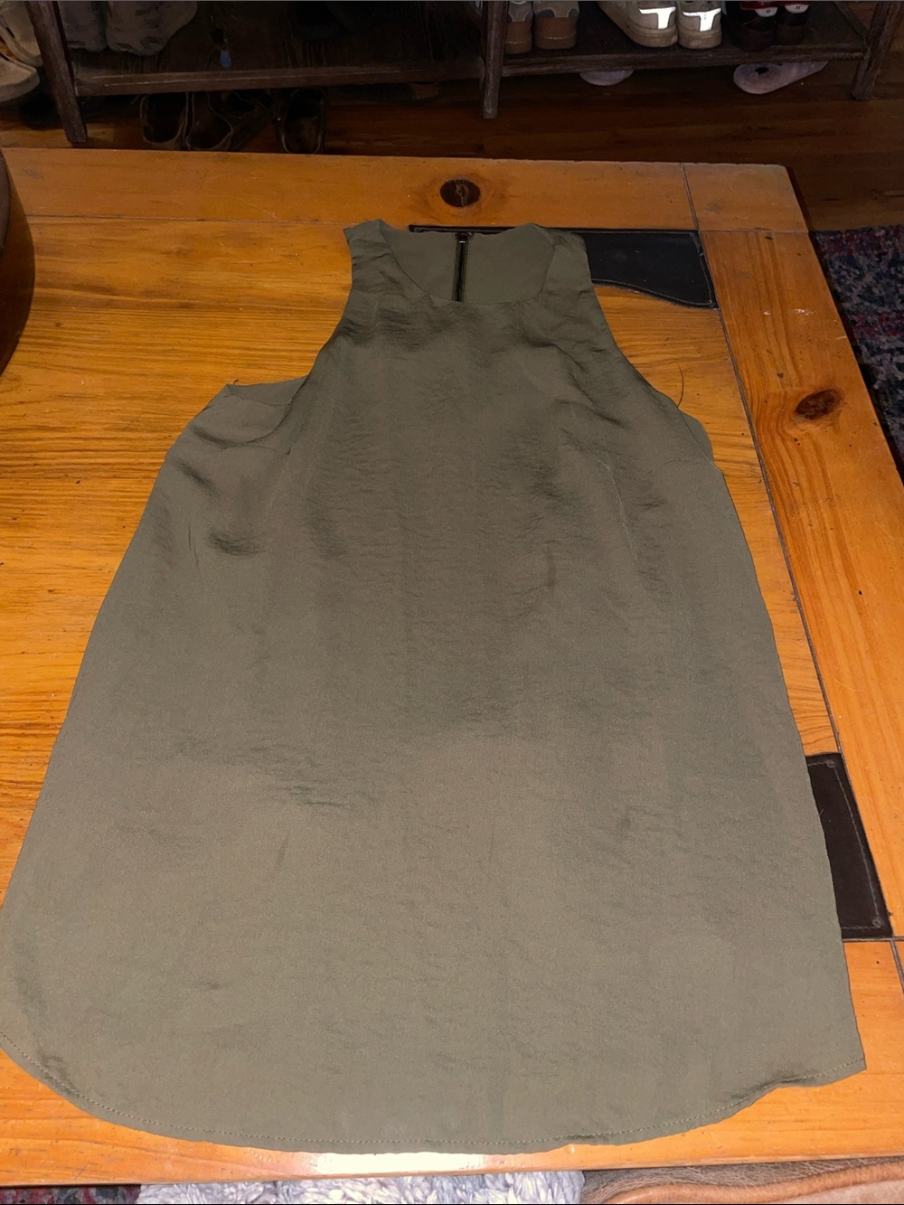 Banana Republic Olive Green Sleeveless Tank Top